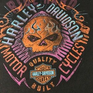 NWT Sz M HD Willie G Skull Shirt